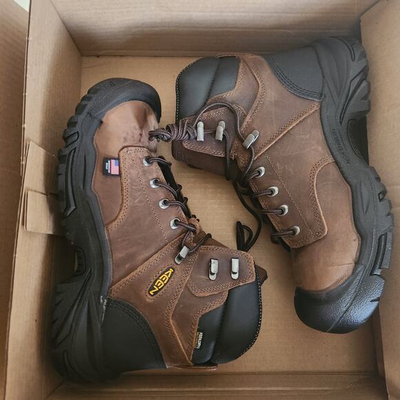 KEEN Utility Men's Mt Vernon II 6" Waterproof Boot (Steel Toe) Work, 10 wide - Picture 9 of 10